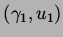 $ (\gamma_1,u_1)$